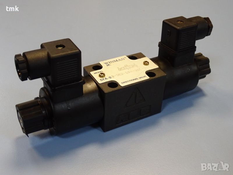 Хидравличен разпределител WINMAN DFA-02-3C2-D24-35C-3L directional valve 24VDC, снимка 1