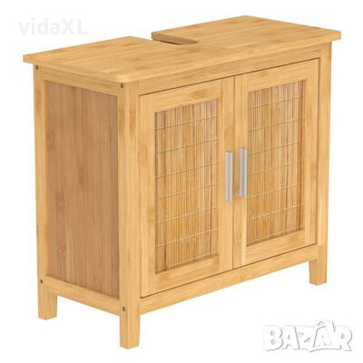 EISL Базов шкаф за баня, бамбук, 67x28x60 см(SKU:438819, снимка 1