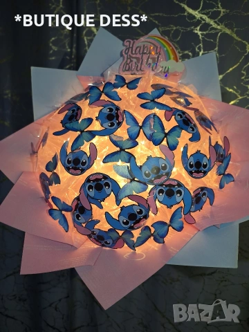 ПРОМОЦИЯ‼️Луксозни,светещи,ръчно изработени букети от "DESS"🦋45лв., снимка 9 - Подаръци за жени - 44653267