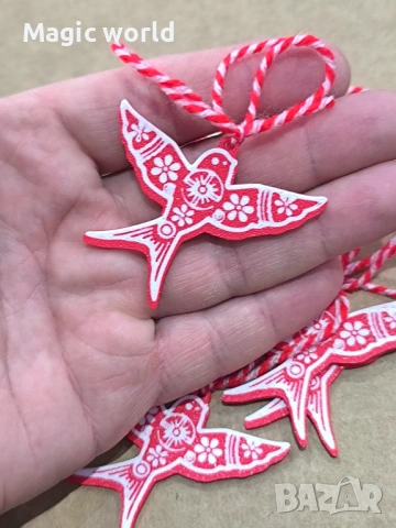 Мартеница във формата на лястовичка, снимка 3 - Други - 53654651