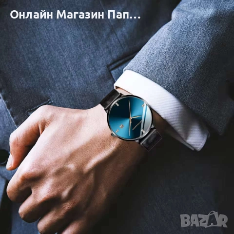 Hannah Martin 901 Мъжки Кварцов Часовник 40mm Минималистичен. Японски механизъм Miyota Co., снимка 4 - Мъжки - 52479120