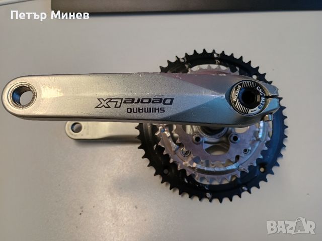 Алуминиеви курбели за велосипед колело Shimano Deore Lx 3x, Hollowtech II, снимка 2 - Части за велосипеди - 46588693