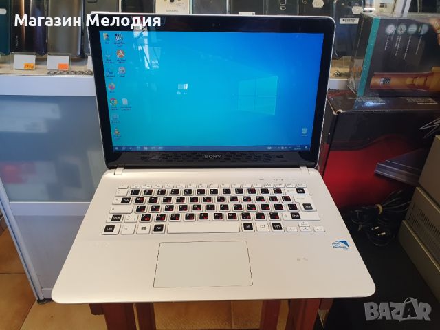 14" лаптоп SONY SVF142C29M Има зарядно, преинсталиран и готов за употреба. С Windows 10 HDD - 500GB., снимка 1 - Лаптопи за дома - 46781046