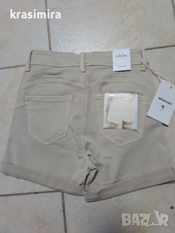 Къси панталонки в бежово , снимка 5 - Къси панталони и бермуди - 46448335