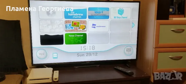 Nintendo Wii конзола, пълен комплект – хакнат, снимка 3 - Nintendo конзоли - 48599360