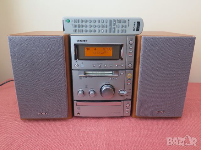 Sony CMT-CP505MD,с мини диск MDLP, снимка 2 - Аудиосистеми - 45266554