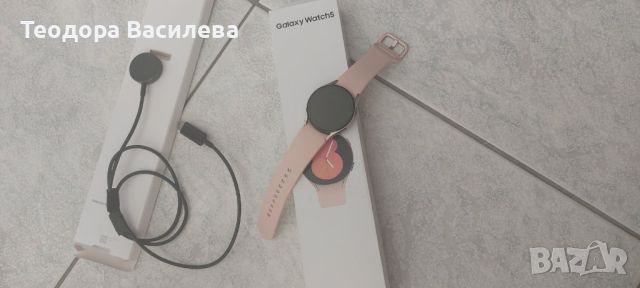 Samsung galaxy watch 5 Pink Gold, снимка 2 - Смарт часовници - 46785255