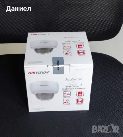 8MP IP камера с микрофон Hikvision DS-2CD2186G2-ISU AcuSense, снимка 1