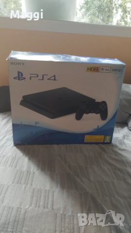 Конзола PlayStation 4 Slim, 500GB HDD, черна
