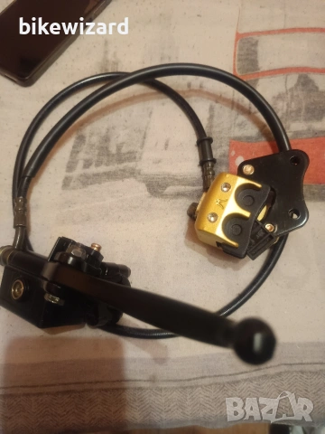 Предна хидравлична спирачка + накладки за АТВ / мотор от 50сс до 125сс НОВА, снимка 2 - Части - 53760238