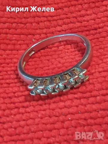 СТИЛЕН СКЪПОЦЕНЕН СРЕБЪРЕН ПРЪСТЕН СРЕБРО 925 с ЮВЕЛИРНО ФАСЕТИРАНИ БЛЕСТЯЩИ ЦИРКОНИ 49857, снимка 9 - Пръстени - 49522607