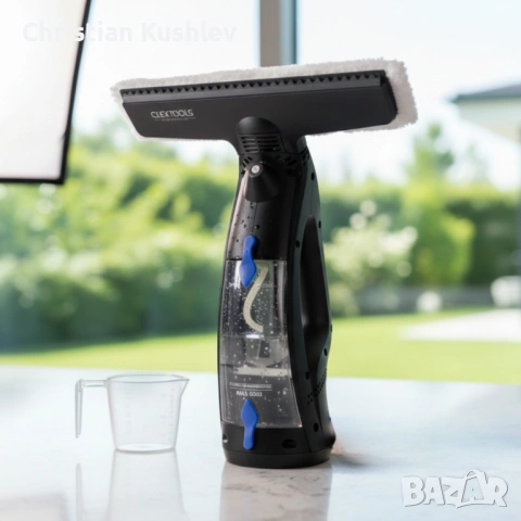 Прахосмукачка за прозорци OSSTOOLS 3 в 1 – Безжично почистване без капки и мокри следи, снимка 3 - Друга електроника - 53279775