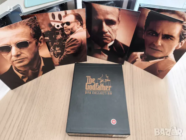 Кръстникът колекция три филма и бонус диск DVD The Godfather Trilogy DVD BOXSET 2001, снимка 1 - DVD филми - 44474232