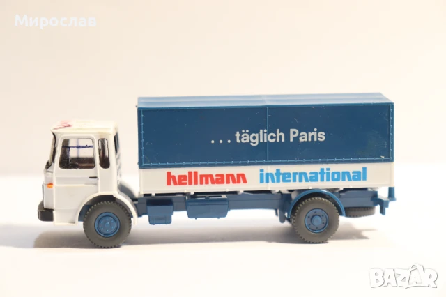 WIKING H0 1/87 MAN KАМИОН МОДЕЛ КОЛИЧКА