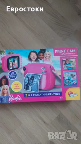 Lisciani Barbie Print Cam Моментална камера Barbie 3 в 1за деца от 5 години, снимка 7 - Образователни игри - 47068025