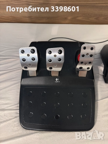 Logitech G27 волан с шифтър, снимка 4 - Аксесоари - 52382007