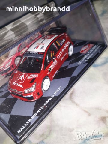 Renault Alpine 110 1800 Citroen C4 WRC  Rally  Monte  Carlo  1.43 Eaglemoss Top  Models , снимка 14 - Колекции - 46731136