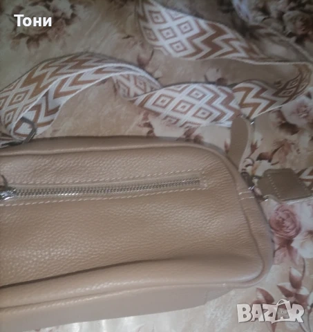 Нова Кожена Дамска Чанта , снимка 8 - Чанти - 53729460