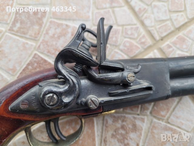 пистолет, пищов, кремъклия, евзалия, снимка 3 - Антикварни и старинни предмети - 45320376