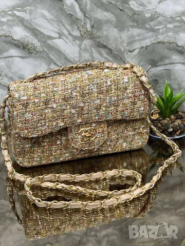 чанти тип букле  chanel flap 1.75 bag 20x13см, снимка 14 - Чанти - 50406027