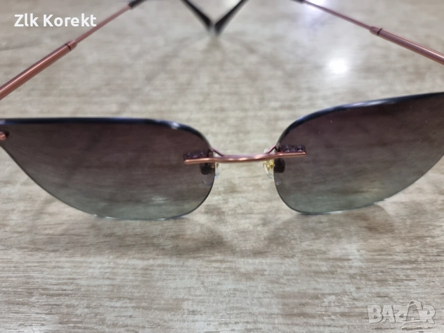 Италиански слънчеви очила с титаниеви рамки, снимка 2 - Слънчеви и диоптрични очила - 54149810