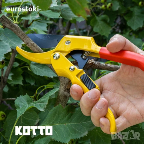 Градински ножици KOTTO, ножици за подрязване за растения от неръждаема стомана, снимка 3 - Градински инструменти - 51379517
