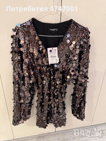 Рокля с пайети