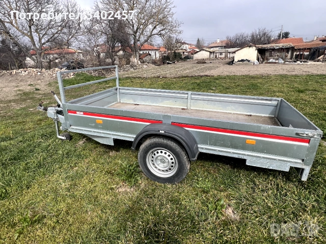 Ремарке GEWE P1800 – 3.00 x 1.50 м, рампи за товарене, спирачка Knorr, снимка 4 - Ремаркета - 53829641