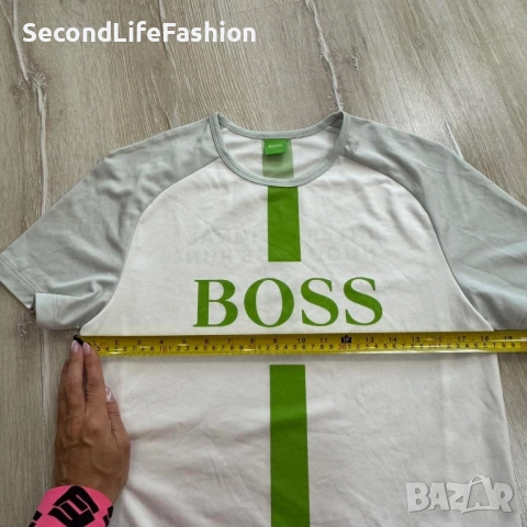 Тениска Hugo Boss International Hugo Boss Run мъжка размер M , снимка 4 - Тениски - 52658299