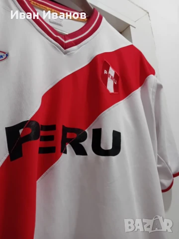 Оригинална ретро фланелка на Перу, снимка 5 - Футбол - 50834707