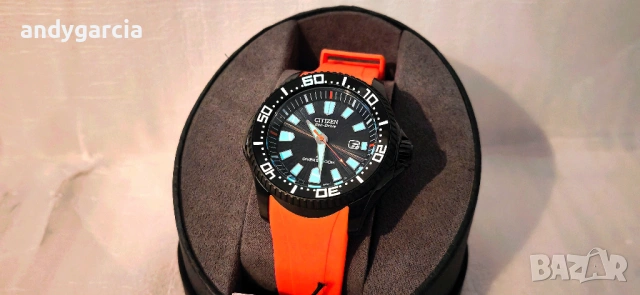  Citizen Eco-Drive Promaster Diver BN0088-03E чисто нов diver часовник в кутия за гмуркане 300 метра, снимка 11 - Мъжки - 53681660