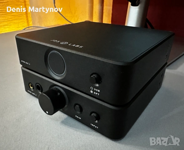 Усилвател за слушалки JDS Labs Atom Amp 2 + Atom DAC 2, снимка 2 - Ресийвъри, усилватели, смесителни пултове - 53850613