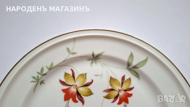 ROSENTHAL - Немски порцелан десертни чинии сервиз – 6 броя, снимка 7 - Други ценни предмети - 54082408