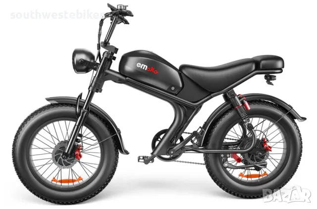 Електрически велосипед Emoko C93 Dual, снимка 2 - Велосипеди - 49821334