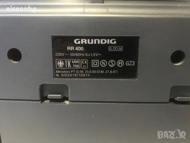 Grundig RR-465 *Радиокасетофон*, снимка 4 - Радиокасетофони, транзистори - 48274049