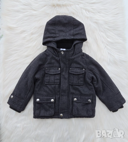 Детско палто F&F 60% вълна 2-3 години, снимка 9 - Детски якета и елеци - 52860187