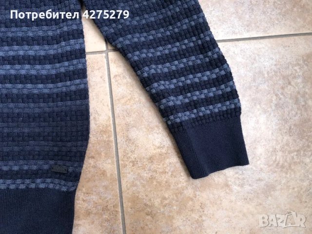 BOSS Kamolo Sweater памучен пуловер L, снимка 6 - Пуловери - 49364568