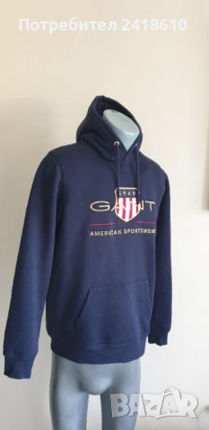 GANT Shield Hoodie Mens Size M  НОВО! ОРИГИНАЛ! Мъжки Суичер!, снимка 7 - Суичъри - 45406239