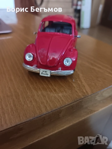 Фолксваген VW VOLKSWAGEN BEETLE 1:24, снимка 2 - Коли, камиони, мотори, писти - 53484641