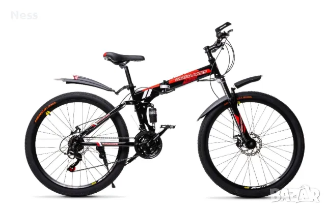 Сгъваем Велосипед Crosslander CrossCompact 26″ Сгъваема Рамка 450мм, снимка 2 - Велосипеди - 50385625