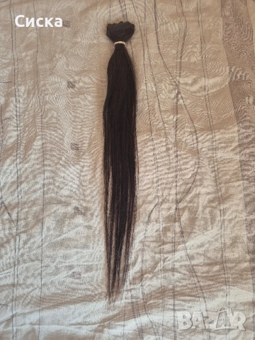 естествена коса стикери