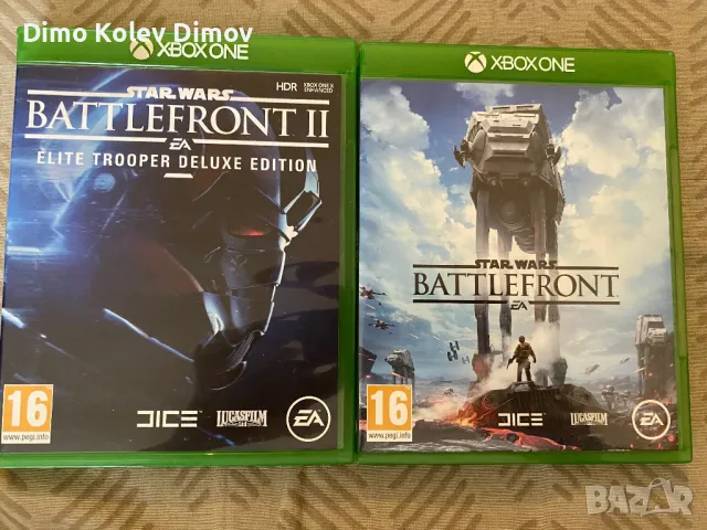 STAR WARS BATTLEFRONT 1 и 2, снимка 1 - Игри за Xbox - 49514066