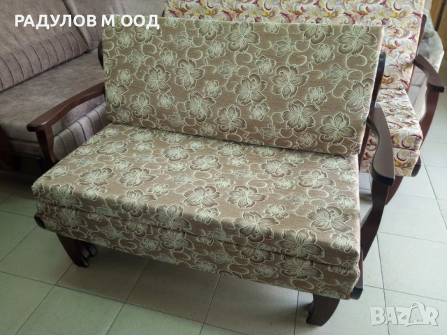 Диван масив Двойка "Иван" 134 см, снимка 5 - Дивани и мека мебел - 51373772