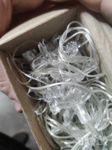 Многоцветни коледни LED лампички с цветя с щепсел , снимка 13 - Други - 52062488
