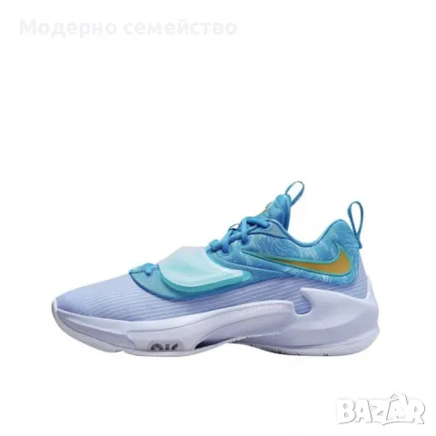 Мъжки маратонки NIKE Zoom Freak 3 Shoes Blue/Turquoise, снимка 5 - Маратонки - 47668060