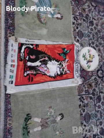 лот стари гоблени , снимка 2 - Гоблени - 53878387