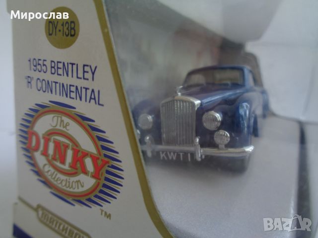 1:43 DINKY MATCHBOX BENTLEY CONTINENTAL КОЛИЧКА МОДЕЛ, снимка 2 - Колекции - 46557920