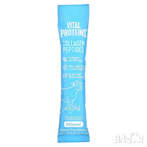 Vital Proteins Колагенови пептиди, Неовкусени, 10 гр, 20 пакета, снимка 4 - Хранителни добавки - 45890755