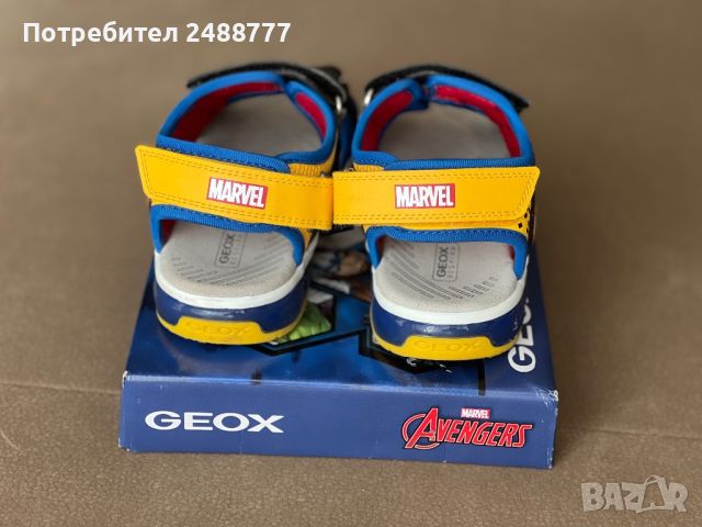 Детски сандали Geox Android (Marvel Avengers) с велкро (Номер 34), снимка 5 - Детски сандали и чехли - 46461870