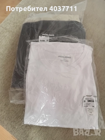  Нова Мъжка тениска Jack& Jones с къс ръкав бяла, снимка 3 - Тениски - 51802767